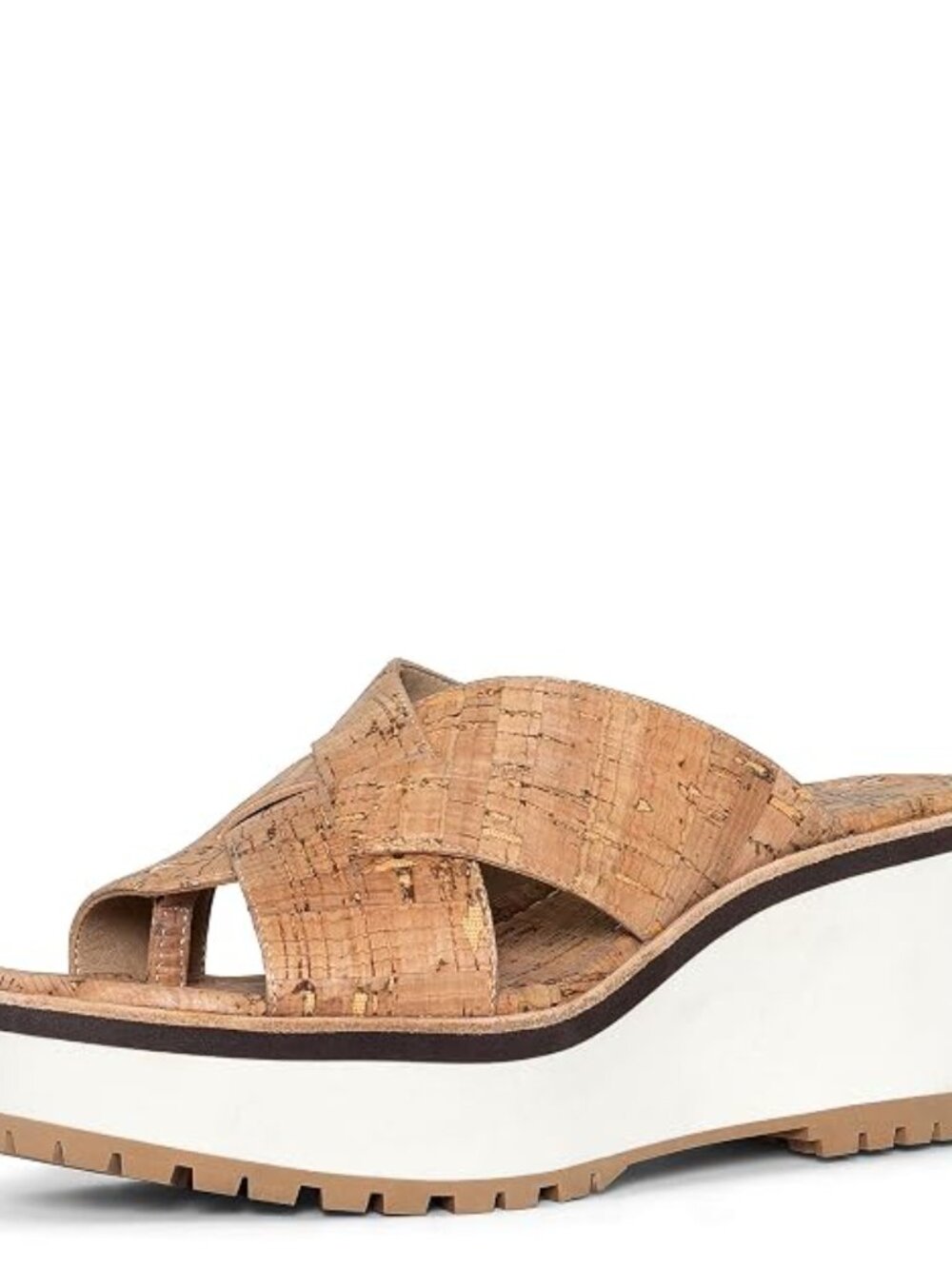 Donald J Pliner  Women's Beaumont Wedge Sandal, Natural Cork  Women Size 8.5 M